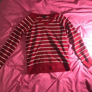 Long sleeve red shirt